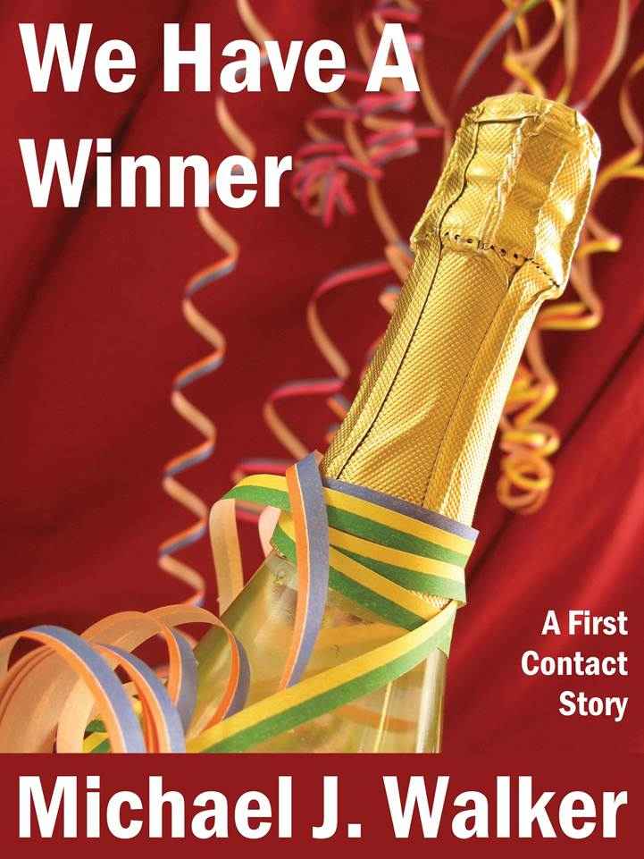 The cover illustration for the short story entitled "We Have a Winner"